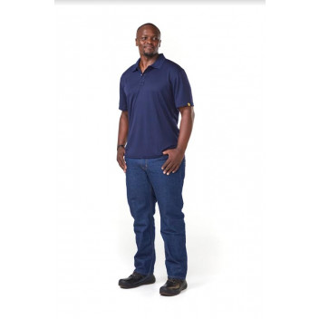 DROMEX NAVY BLUE QUICK DRY PREMIUM GOLF SHIRT SMALL