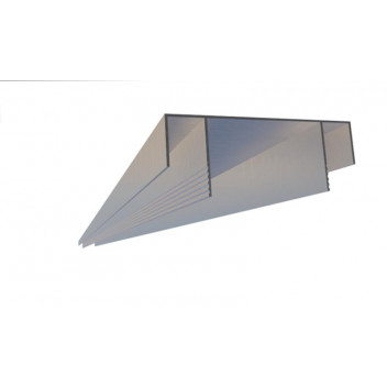 GYPROC ALUMINIUM DRYWALL CHANNEL 2.7M 89MM