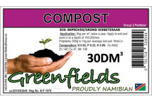 GREENFIELDS ORGANIC COMPOST FERTILIZER 30DM