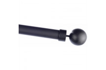 MATT BLACK SINGLE BALL POLE SET 3M