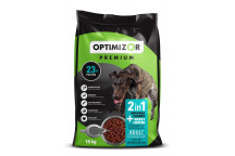 OPTIMIZOR PREMIUM DOG FOOD PLUS GRAVY COATED 18KG