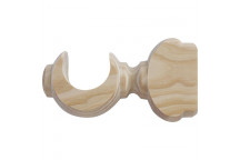 NATURAL WOOD SINGLE BRACKET 34MM