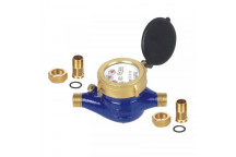 MULTI-JET BRASS WATER METER 15MM