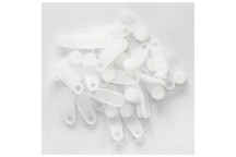 CURTAIN GLIDER WHITE  80 PER PACK