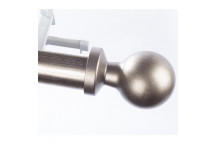 GERMAN SILVER HALF ROUND POLE BALL SET  63MM X 3M