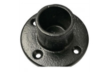 WALL SIDE BLACK IRON WROUGHT BRACKET 28MM