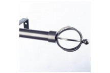SINGLE METAL SINGLE BASKET POLE SET  28MM X 2.5M