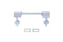 DUTTON WHITE TOILET SEAT HINGE SET