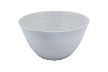 WHITE MELAMINE SALAD BOWL 27X14.5CM