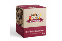 ANIMAL ZONE PEANUT BAKED DOG BISCUITS 2KG