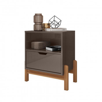 PEARL GREY ANTARES NIGHTSTAND PEARL GREY ANTARES NIGHTSTAND
