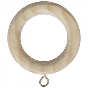 NATURAL WOOD CURTAIN RING  34MM 10 PER PACK NATURAL WOOD CURTAIN RING  34MM 10 PER PACK