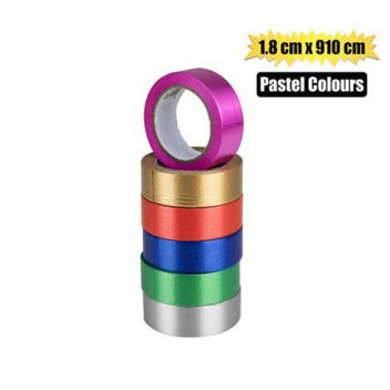 ASSORTED PASTEL GIFT RIBBON 1.8X910CM ASSORTED PASTEL GIFT RIBBON 1.8X910CM