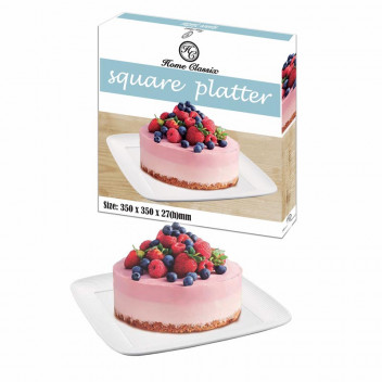 CLASSIX SQUARE PLATTER 35X35X2.7CM CLASSIX SQUARE PLATTER 35X35X2.7CM