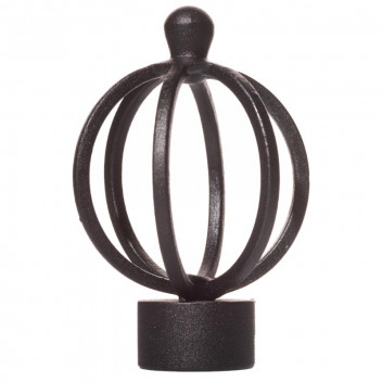 MATT BLACK BASKET FINIAL 28MM MATT BLACK BASKET FINIAL 28MM