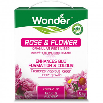 WONDER ROSE AND FLOWER CHEMICAL FERTILIZER 8:1:5 3KG WONDER ROSE AND FLOWER CHEMICAL FERTILIZER 8:1:5 3KG
