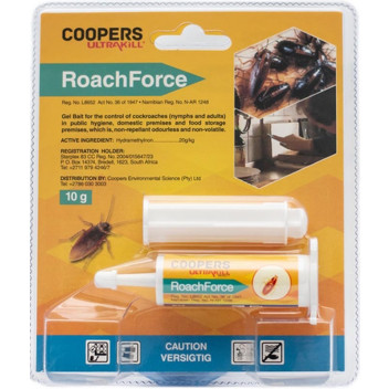 ULTRAKILL ROACHFORCE GEL PESTICIDE CHEMICAL BLISTER PACK 10G ULTRAKILL ROACHFORCE GEL PESTICIDE CHEMICAL BLISTER PACK 10G