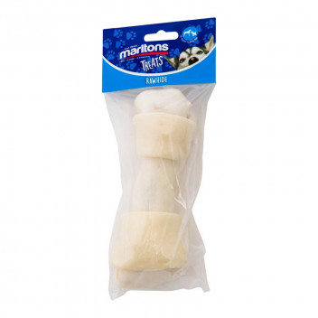 MARLTONS CHEW BONE SMALL RAWHIDE PET TREAT 125MM MARLTONS CHEW BONE SMALL RAWHIDE PET TREAT 125MM