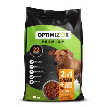 OPTIMIZOR PREMIUM DOG FOOD PLUS SEMI MOIST 18KG OPTIMIZOR PREMIUM DOG FOOD PLUS SEMI MOIST 18KG