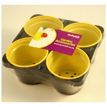 TRAY SEEDLING WITH ROUND POTS 4X9CM TRAY SEEDLING WITH ROUND POTS 4X9CM