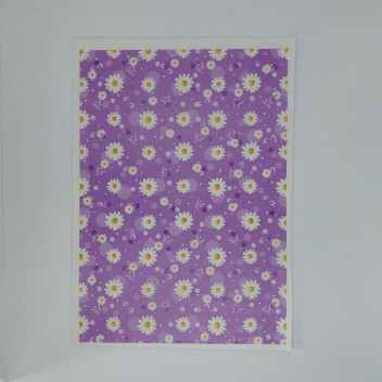 CRAFT LILAC DAISY FAUX LEATHER A5 CRAFT LILAC DAISY FAUX LEATHER A5