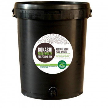 SYNERGISTIC STRATEGIC ALLIANCE BOKASHI COMPOSTING BLACK RECYCLE BIN 25KG SYNERGISTIC STRATEGIC ALLIANCE BOKASHI COMPOSTING BLACK RECYCLE BIN 25KG