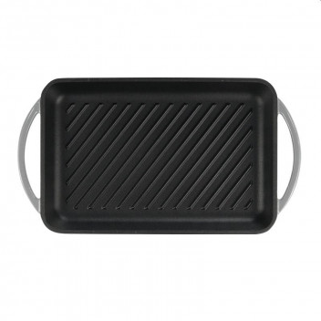 CHEF COOKWARE CHEF GRILL PLATE CAST IRON GREY CHEF COOKWARE CHEF GRILL PLATE CAST IRON GREY