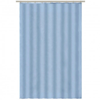 DRIP DRY SHOWER CURTAIN   W/RING SKY BLUE DRIP DRY SHOWER CURTAIN   W/RING SKY BLUE
