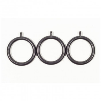 COFFEE BEAN CURTAIN RING   34MM 9 PER PACK COFFEE BEAN CURTAIN RING   34MM 9 PER PACK