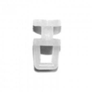 FAMILY NYLON CURTAIN SLIDER WHITE 40 PER PACK FAMILY NYLON CURTAIN SLIDER WHITE 40 PER PACK