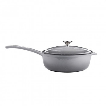 CHEF SAUCE PAN & LID (24CM)(C/I)(GREY) CHEF SAUCE PAN & LID (24CM)(C/I)(GREY)