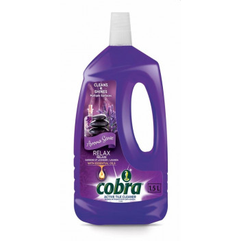 COBRA TILE CLEANER LAVENDER RELAX 1.5L COBRA TILE CLEANER LAVENDER RELAX 1.5L