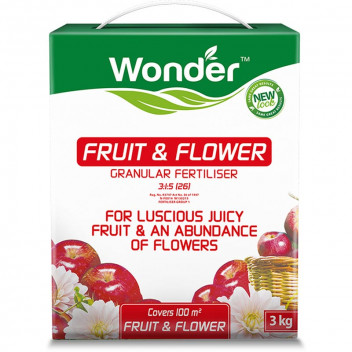 WONDER FRUIT AND FLOWER CHEMICAL FERTILIZER 3:1:5 3KG WONDER FRUIT AND FLOWER CHEMICAL FERTILIZER 3:1:5 3KG