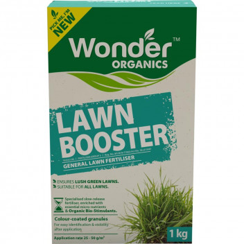 WONDER ORGANIC LAWN BOOSTER FERTILIZER 1KG WONDER ORGANIC LAWN BOOSTER FERTILIZER 1KG