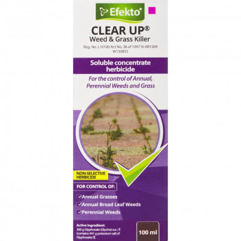 CLEAR UP HERBICIDE GARDEN CHEMICAL 100ML CLEAR UP HERBICIDE GARDEN CHEMICAL 100ML