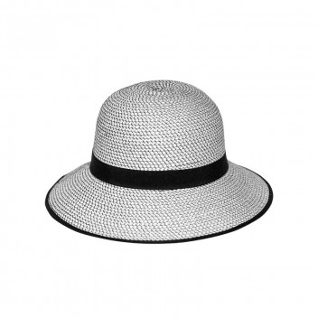 BLACK AND WHITE HAT 58CM BLACK AND WHITE HAT 58CM