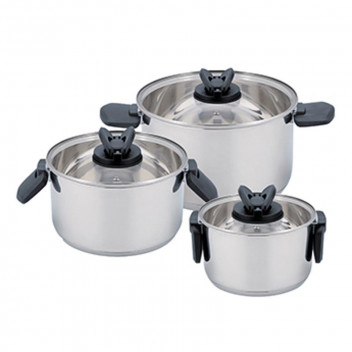 BENNETT READ STACK MASTER POT SET 6 PIECE BENNETT READ STACK MASTER POT SET 6 PIECE