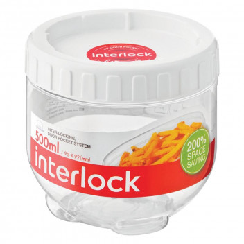 LOCKNLOCK ROUND INTERLOCK 500ML LOCKNLOCK ROUND INTERLOCK 500ML