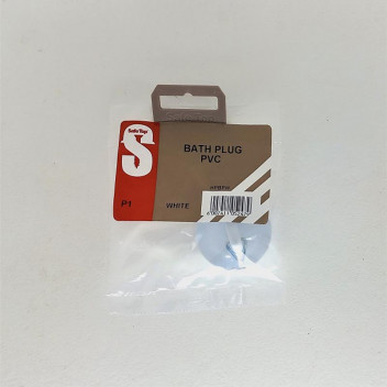 SAFETOP BATH PLUG PVC WHITE SAFETOP BATH PLUG PVC WHITE