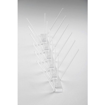 SPIKE ANTI-BIRD 33.3CM CLEAR POLY CARBONATE UV RESISTANT SPIKE ANTI-BIRD 33.3CM CLEAR POLY CARBONATE UV RESISTANT
