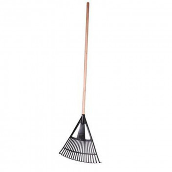MILLENIUM LEAF RAKE PLASTIC WITH WOODEN HANDLE MILLENIUM LEAF RAKE PLASTIC WITH WOODEN HANDLE