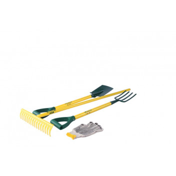 LASHER LADIES SPADE FORK AND RAKE GARDEN TOOL KIT LASHER LADIES SPADE FORK AND RAKE GARDEN TOOL KIT