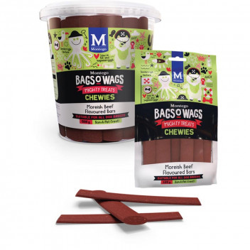 CHEWIES BEEF BARS DOG FOOD TREAT 120G CHEWIES BEEF BARS DOG FOOD TREAT 120G