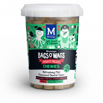 CHEWIES PUPPY MINT DOG TREAT 350G CHEWIES PUPPY MINT DOG TREAT 350G