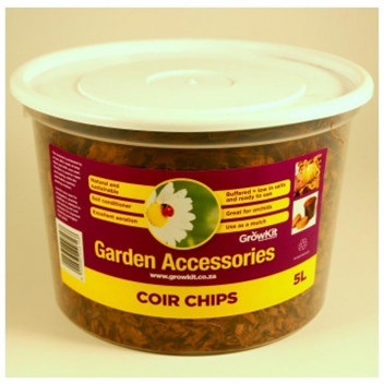 TUB COIR CLEAR CHIP BUFFERED 25MM 5L TUB COIR CLEAR CHIP BUFFERED 25MM 5L