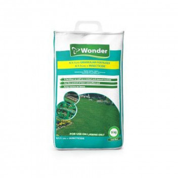 WONDER FERTILIZER 4:1:1 (24) + LAWN PEST INSECTICIDE 9KG WONDER FERTILIZER 4:1:1 (24) + LAWN PEST INSECTICIDE 9KG