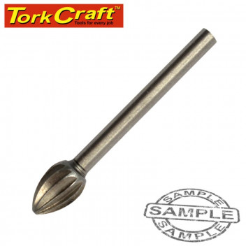 TORK CRAFT MINI H/SPEED CUTTER 6.4MM FLAME 3.2MM SHANK TORK CRAFT MINI H/SPEED CUTTER 6.4MM FLAME 3.2MM SHANK