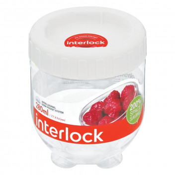 LOCKNLOCK ROUND INTERLOCK 280ML LOCKNLOCK ROUND INTERLOCK 280ML