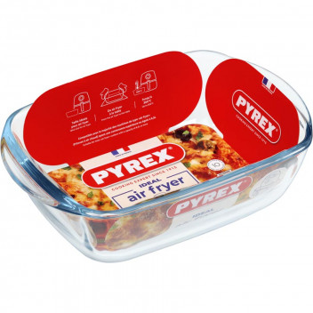 PYREX RECTANGULAR AIRFRYER DISH 1.2L PYREX RECTANGULAR AIRFRYER DISH 1.2L