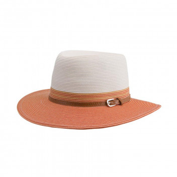BELLA IVORY/TAN HAT 58CM BELLA IVORY/TAN HAT 58CM